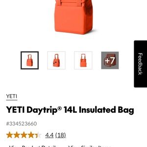 YETI Daytrip 14L Insulated Bag - Papaya Orange